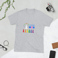 Buddhist LGBT Pride T-shirt with Chinese message (White)